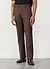 Houndstooth Tailored Trousers | Espresso