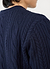 Cable Knit Jumper | Wool | Navy