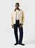 Preface Contrast Collar Jacket | Cotton Twill | Ecru
