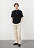 Fern Oversized T Shirt | Embroidered Organic Cotton | Black