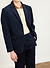 Tailored Blazer | Cord | Navy