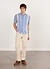 Adaman Breeze Shirt | Knitted Cotton | Heather Blue