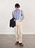 Adaman Breeze Shirt | Knitted Cotton | Heather Blue