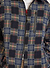 Anderson Raglan Check Jacket | Wool | Navy