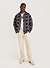 Anderson Raglan Check Jacket | Wool | Navy