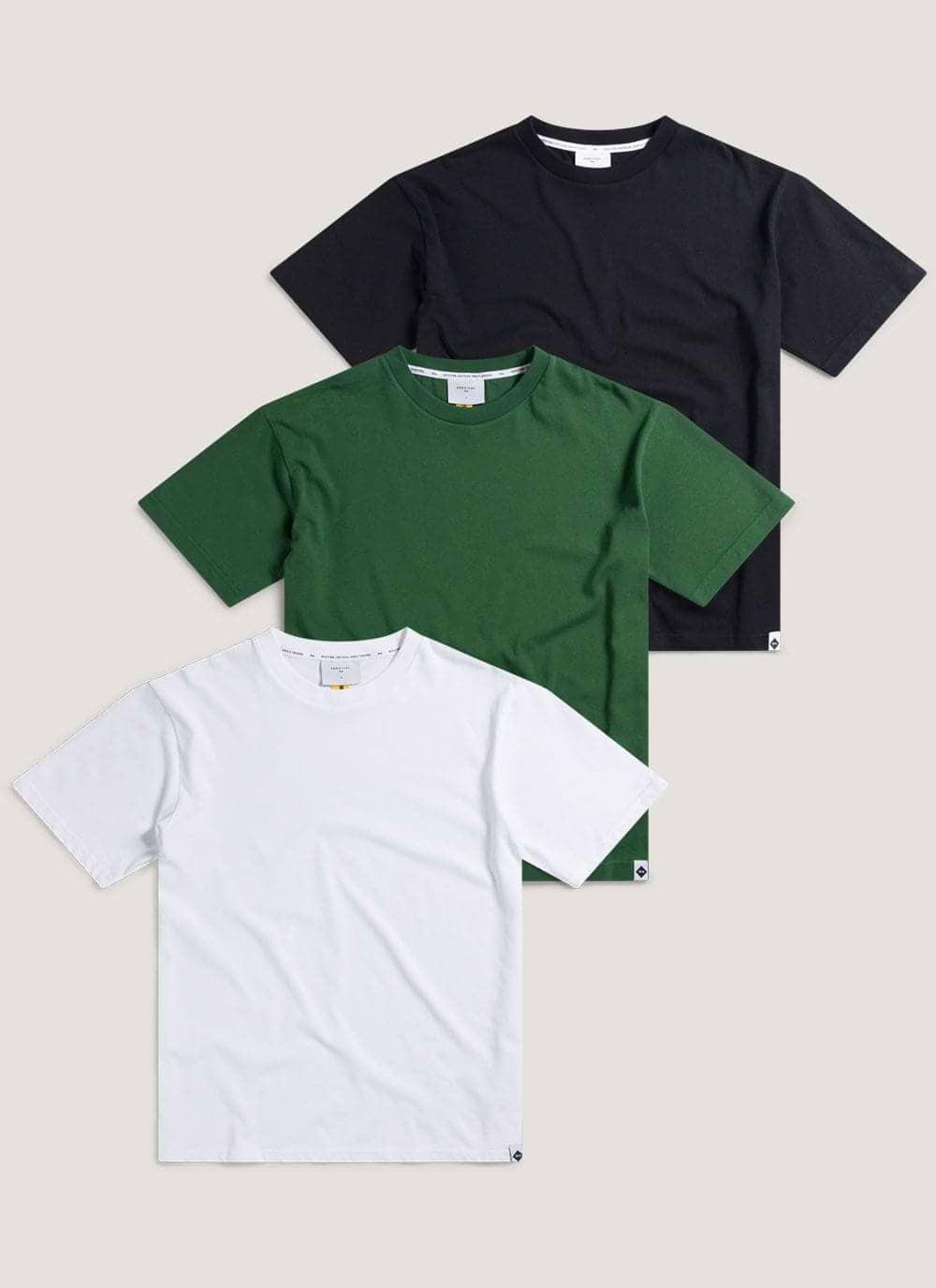 人気便利グッズ Men's Green Forest & Black White, | Pack 3 - Shirts T Oversized トップス