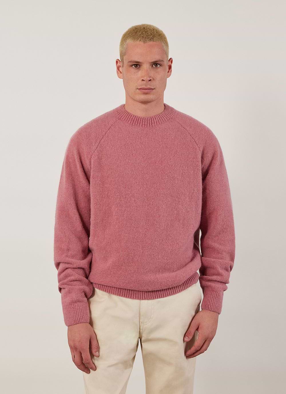 Pink wool jumper top