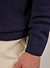 Crew Neck Jumper | Alpaca Wool | Navy