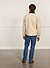 Contrast Collar Auxiliary Overshirt | Corduroy | Ecru