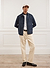 Waterproof Auxiliary Overshirt | Navy with Grey