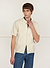 Bingo Intarsia Knitted Shirt | Cotton | Ecru