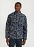 Jacquard Blanket Overshirt | Wool | Blue