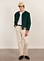 Varsity Bomber Jacket | Percival x Ilaria | Emerald