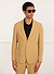 Tailored Linen Blazer | Camel