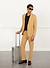 Tailored Linen Blazer | Camel