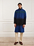 Car Coat | Gradient Wool | Blue with Forest