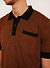 Casa Martini Knitted Polo | Cotton | Espresso