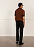 Casa Martini Knitted Polo | Cotton | Espresso