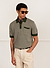 Casa Martini Knitted Polo | Cotton | Forest