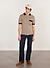 Casa Piccante Shirt | Knitted Cotton | Rust Jacquard