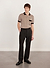Casa Piccante Shirt | Knitted Cotton | Rust Jacquard