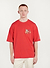 Fungus Pals Oversized T Shirt | Champion and Percival | Red
