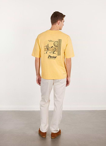 Mustard champion t shirt on sale
