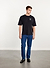 Trophy Oversized T Shirt | Champion and Percival | Black