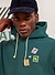 Perci-Post Stamps Hoodie | Champion and Percival | Forest