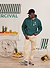 Perci-Post Stamps Hoodie | Champion and Percival | Forest