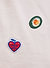 Perci-Post Stamps T Shirt | Champion and Percival | Ecru