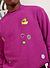 Perci-Post Stamps Sweatshirt | Champion and Percival | Magenta