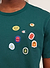 Perci-Post Stamps T Shirt | Champion and Percival | Forest