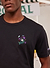 Thistle Flower T Shirt | Champion and Percival | Black