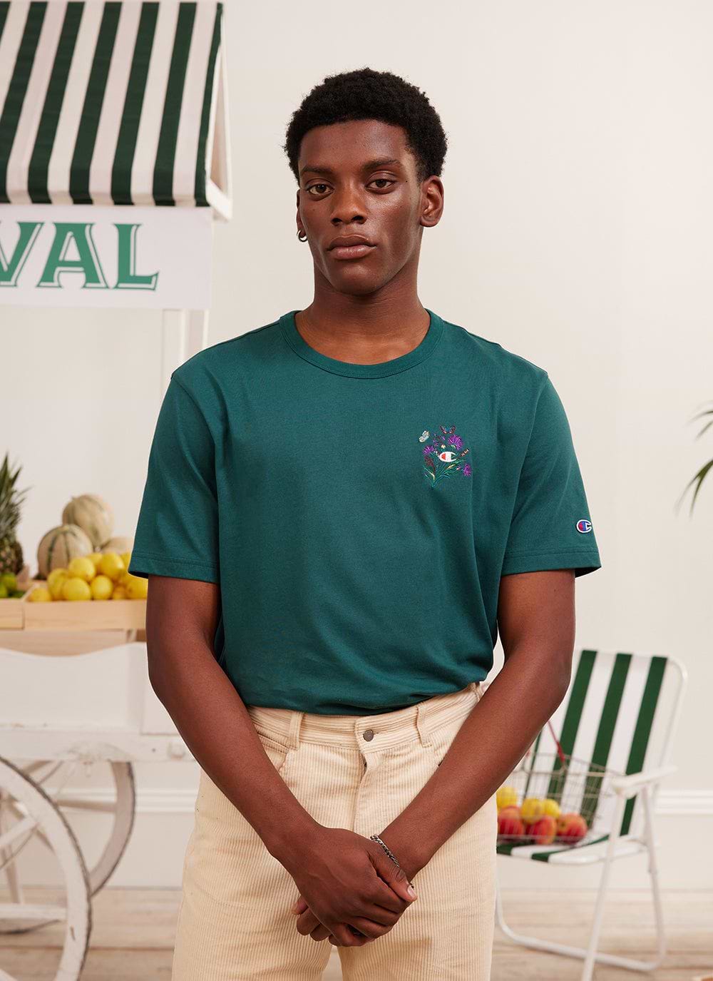 Champion flower shirt store