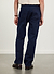 Checkerboard Denim 5 Pocket Trousers | Cotton | Navy With Black