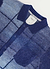 Checker Gradient Bobcat Cardigan | Mohair | Navy