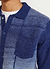 Checker Gradient Bobcat Cardigan | Mohair | Navy