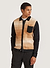 Checker Gradient Bobcat Cardigan | Mohair | Tan