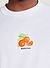 Citrus Oversized Auxiliary T Shirt | Embroidered Organic Cotton | White