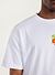 Citrus Oversized T Shirt | Embroidered Organic Cotton | White