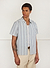 Boxy Clerk Shirt | Stripe Seersucker | Blue
