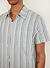 Boxy Clerk Shirt | Stripe Seersucker | Blue