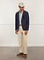 Boxy Clerk Shirt | Stripe Seersucker | Blue
