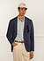 Boxy Clerk Shirt | Stripe Seersucker | Blue