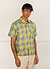 Boxy Clerk Shirt | Sunshine Twister | Yellow
