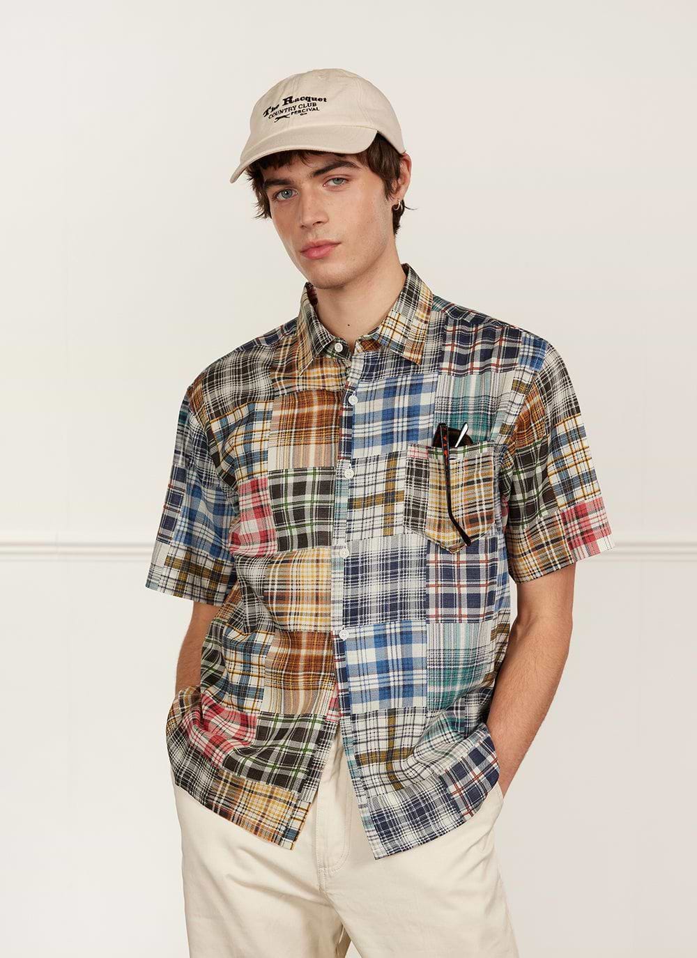 Boxy Clerk Shirt | Zinger Patchwork | Multi