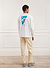 Climbers Long Sleeve T Shirt | Embroidered Organic Cotton | White