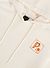Cross Stitch Hoodie | Embroidered Organic Cotton | Ecru