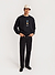 Drop Cap Sweatshirt | Embroidered Organic Cotton | Black